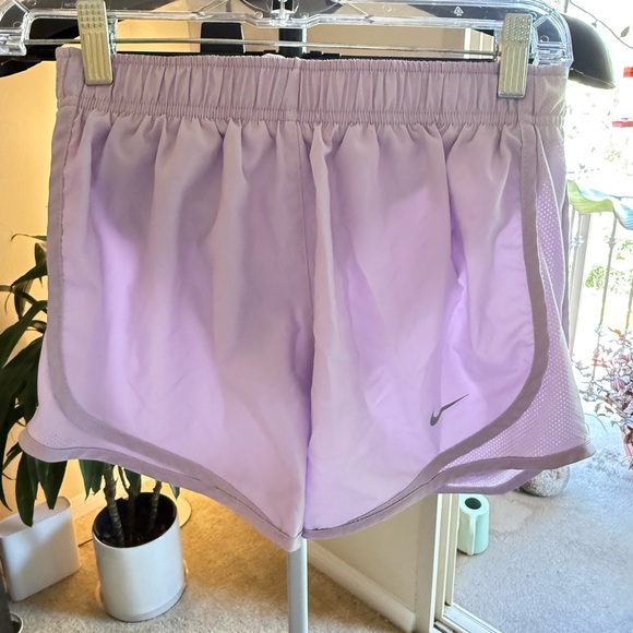 Nike Women's Light Purple Athletic Shorts - Picture 1 of 6